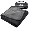 KawaGebo Kamp Outdoor Waterproof Blanket, Foldable Fleece Stadium Blanket for Outdoor Sports Event, Camping, Concerts, Car, Pet, Picnics - Windproof, Wearable, Machine Washable 80" x 58" - Black