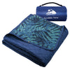 KawaGebo Kamp Outdoor Waterproof Blanket, Foldable Fleece Stadium Blanket for Outdoor Sports Event, Camping, Concerts, Car, Pet, Picnics - Windproof, Wearable, Machine Washable 80" x 58" - Jungle Green