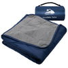 KawaGebo Kamp Outdoor Waterproof Blanket, Foldable Fleece Stadium Blanket for Outdoor Sports Event, Camping, Concerts, Car, Pet, Picnics - Windproof, Wearable, Machine Washable 80" x 58" - Blue