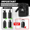 KawaGebo Kamp Tactical Water Bottle Holder Bag 64oz, Black - Your Perfect Companion for Adventure