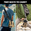KawaGebo Kamp Tactical Water Bottle Holder Bag 128 oz, Khaki - Your Perfect Companion for Adventure