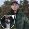 KawaGebo Kamp Camping Blanket Puffy - Outdoor Stadium Blanket Wearable, Lightweight, Packable, Machine Washable Camping Quilt for Traveling, Picnic, Beach, Party 78"x 56" - Deer & Forest