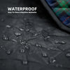 KawaGebo Kamp Outdoor Waterproof Blanket, Foldable Fleece Stadium Blanket for Outdoor Sports Event, Camping, Concerts, Car, Pet, Picnics - Windproof, Wearable, Machine Washable 80" x 58" - Green Check