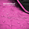 KawaGebo Kamp Outdoor Waterproof Blanket, Foldable Fleece Stadium Blanket for Outdoor Sports Event, Camping, Concerts, Car, Pet, Picnics - Windproof, Wearable, Machine Washable 80" x 58" - Rose Purple