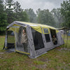 Kawagebo Kamp Inflatable Tunnel Tent 21.5' X 11.8' Glamping 23.6㎡ 5-10 Person Oxford Camping Air Tent, M