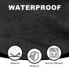 KawaGebo Kamp Fleece Waterproof Outdoor Blanket - Windproof Stadium Blanket for Camping, Picnics, and Sports Stay Dry and Comfortable 80"x 58" - Night Black