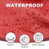 KawaGebo Kamp Fleece Waterproof Outdoor Blanket - Windproof Stadium Blanket for Camping, Picnics, and Sports Stay Dry and Comfortable 80"x 58" - Red