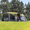 Kawagebo Kamp Inflatable Tunnel Tent 18' X 10' Glamping 16.6㎡ 4-6 Person Oxford Camping Air Tent, S