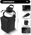 KawaGebo Kamp Tactical Water Bottle Holder Bag 64oz, Black - Your Perfect Companion for Adventure