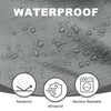 KawaGebo Kamp Fleece Waterproof Outdoor Blanket - Windproof Stadium Blanket for Camping, Picnics, and Sports Stay Dry and Comfortable 80"x 58" - Grey