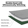 KawaGebo Kamp Large Outdoor Waterproof Blanket Extra Thick Fleece Stadium Blanket for Camping, Car, Pet, Picnics - Windproof, Wearable, Machine Washable 80" x 58" - Green(Hooded)