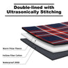 KawaGebo Kamp Waterproof Outdoor Blanket, Extra Thick Fleece Windproof Stadium Blanket 80" x 58" - Red Check