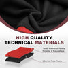KawaGebo Kamp Fleece Waterproof Outdoor Blanket - Windproof Stadium Blanket for Camping, Picnics, and Sports Stay Dry and Comfortable 80"x 58" - Red