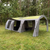 Kawagebo Kamp Inflatable Tunnel Tent 21.5' X 11.8' Glamping 23.4㎡ 6-12 Person Oxford Camping Air Tent, L
