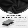KawaGebo Kamp Fleece Waterproof Outdoor Blanket - Windproof Stadium Blanket for Camping, Picnics, and Sports Stay Dry and Comfortable 80"x 58" - Grey
