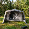 Kawagebo Kamp Inflatable Tunnel Tent 21.5' X 11.8' Glamping 23.6㎡ 5-10 Person Oxford Camping Air Tent, M