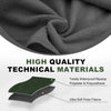 KawaGebo Kamp Fleece Waterproof Outdoor Blanket - Windproof Stadium Blanket for Camping, Picnics, and Sports Stay Dry and Comfortable 80"x 58" - Green(Hooded)