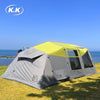 Kawagebo Kamp Inflatable Tunnel Tent 18' X 10' Glamping 16.6㎡ 4-6 Person Oxford Camping Air Tent, S