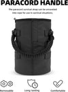 KawaGebo Kamp Tactical Water Bottle Holder Bag with Strap, Water Bottle Carrier Pouch for Walking, Gym, Camping, Fishing, Hunting 128oz One Gallon Tactical Carrier Holder - Black