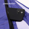 KawaGebo Kamp Outdoor Waterproof Blanket, Foldable Fleece Stadium Blanket for Outdoor Sports Event, Camping, Concerts, Car, Pet, Picnics - Windproof, Wearable, Machine Washable 80" x 58" - Purple