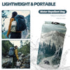 KawaGebo Kamp Outdoor Camping Blanket with Sherpa Lining, Extra Warm Thick Camp Blankets and Puffy Ultralight Soft Poncho DWR Camping Quilt for Cold Weather, Adventure, Sleeping, Backpacking 78"x 56" - Ridge Exploration