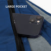 KawaGebo Kamp Large Outdoor Waterproof Blanket Extra Thick Fleece Stadium Blanket for Camping, Car, Pet, Picnics - Windproof, Wearable, Machine Washable 80" x 58" - Blue(Hooded)