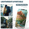 KawaGebo Kamp Outdoor Camping Blanket with Sherpa Lining, Extra Warm Thick Camp Blankets and Puffy Ultralight Soft Poncho DWR Camping Quilt for Cold Weather, Adventure, Sleeping, Backpacking 78"x 56" - Land of Red Rocks