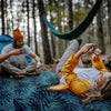 KawaGebo Kamp Outdoor Waterproof Blanket, Foldable Fleece Stadium Blanket for Outdoor Sports Event, Camping, Concerts, Car, Pet, Picnics - Windproof, Wearable, Machine Washable 80" x 58" - Jungle Green